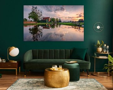 Zaanse Schans sur Photo Wall Decoration