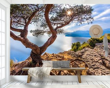 The Corniche des Crêtes coastal road in France by Werner Dieterich