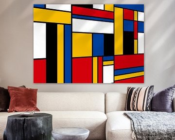 Piet Mondrian perspective by Marion Tenbergen