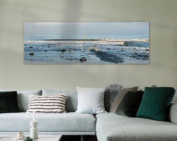 Panorama von Strand und Meer von Peter Schütte