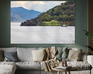 Scotland, Loch Ness: Urquhart Castle by Remco Bosshard