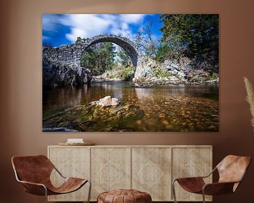 Schotland: Carrbridge - oudste stenen brug van de Highlands van Remco Bosshard