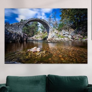 Schotland: Carrbridge - oudste stenen brug van de Highlands