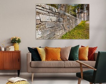 Kasteelmuur Blair Castle - Schotland