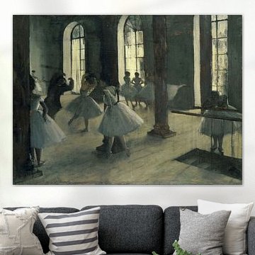 Rehearsal at the Dance Foyer, Edgar Degas