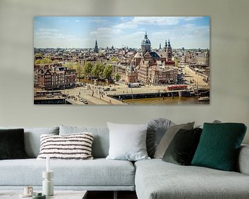 Amsterdam skyline, city, Mokum,