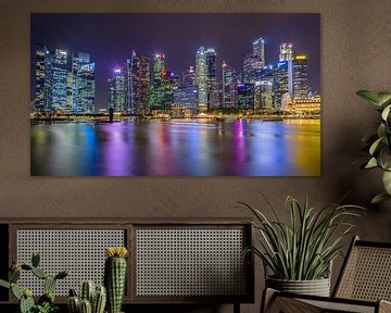 Skyline Singapore sur Erik Noort