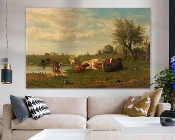 Vaches dans la prairie, Gerard Bilders