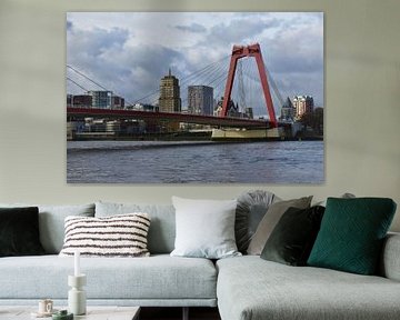 Rotterdam Willemsbrug Nederland van Marco van de Meeberg