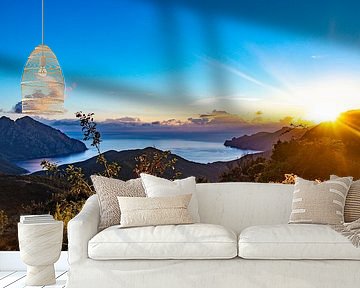 Zonsondergang op Corsica van Martijn Joosse
