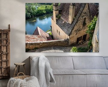 Blick auf die Dordogne in Beynac-et-Cazenac