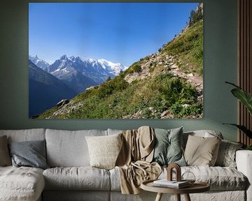 Blick auf den Mont Blanc in Frankreich von Martijn Joosse