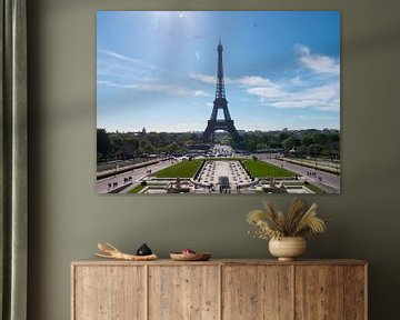de eiffeltoren in Parijs