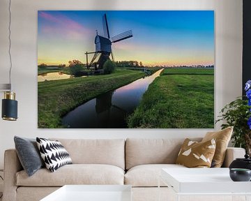 Sunset at the windmill by Maikel Brands