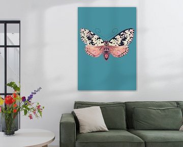 Moth black spots by Angela Peters