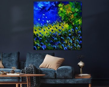 Blue poppies sur pol ledent