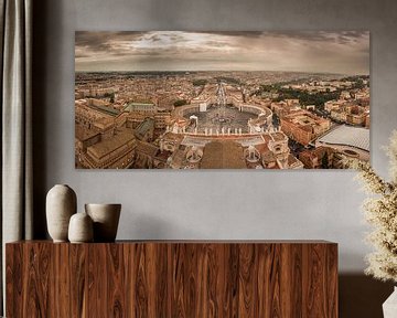 Panorama Piazza San Pietro by Joram Janssen