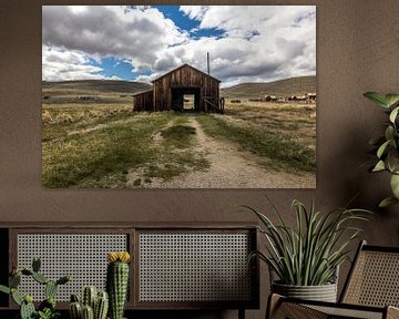Industrial ghost town | Bodie | California | America | travel photography print by Kimberley Helmendag