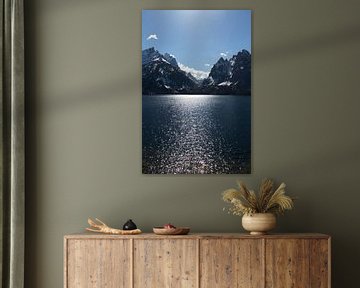 Bergen en een meer | Grand Teton National Park | Wyoming | Amerika | Reisfotografie print van Kimberley Helmendag