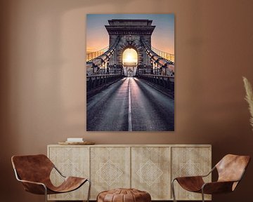 Budapest Chain Bridge by Iman Azizi