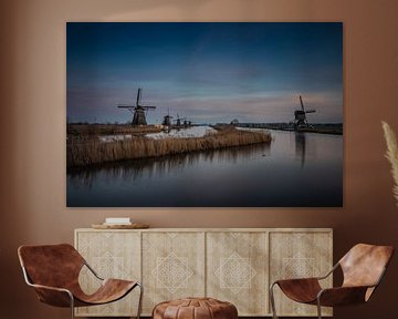 Molens van Kinderdijk sur Rene Van Putten