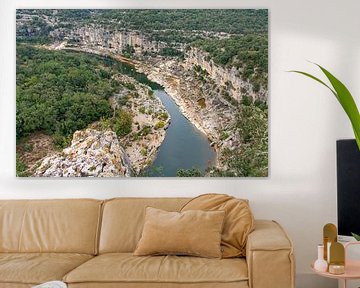 Gorges de l'Ardèche vu d'en haut sur Martijn Joosse