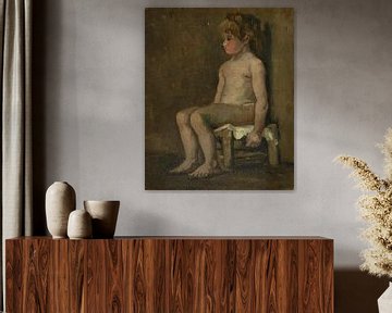 Akt eines sitzenden kleinen Mädchens, Vincent van Gogh