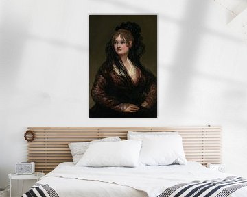 Portret van Doña Isabel Cobos de Porcel, Francisco de Goya