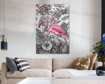 Der rosarote Flamingo von Marja van den Hurk