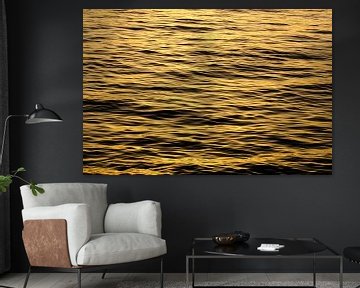 Sunset reflected on the water