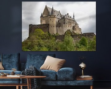 Vianden kasteel, luxemburg. van Marijke Arends-Meiring