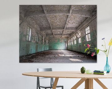 Abandoned Pilot School, Belgium - Urbex / Decay / Old / Graffiti / Hall / Hall / Classroom by Art By Dominic