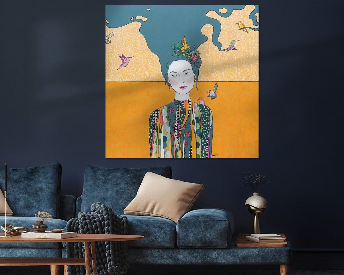 Example of the artwork in a room