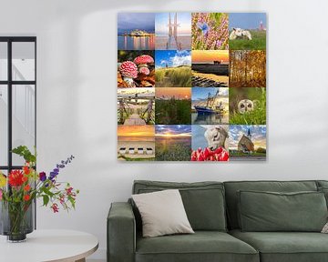 Texel Collage! van Justin Sinner Pictures ( Fotograaf op Texel)