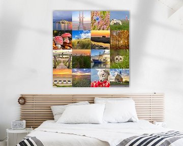 Texel Collage! van Justin Sinner Pictures ( Fotograaf op Texel)