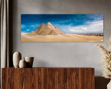 The Great Pyramids of Giza by Günter Albers