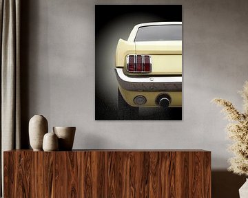 US American classic cars Mustang 1965 by Beate Gube