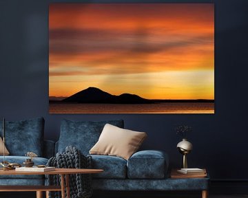 Myvatn Sunset - Island von Arnold van Wijk
