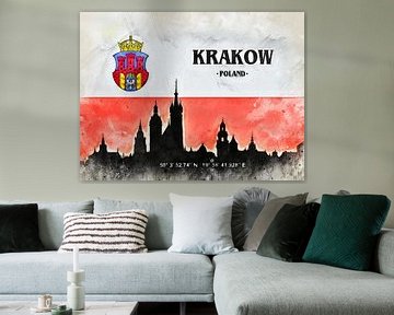 Krakau van Printed Artings