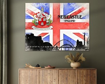 Newcastle van Printed Artings