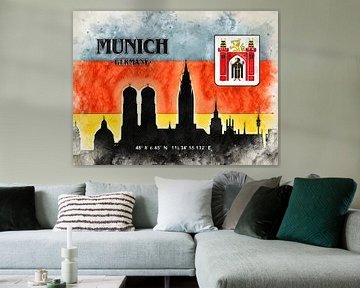 München von Printed Artings