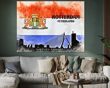 Rotterdam van Printed Artings