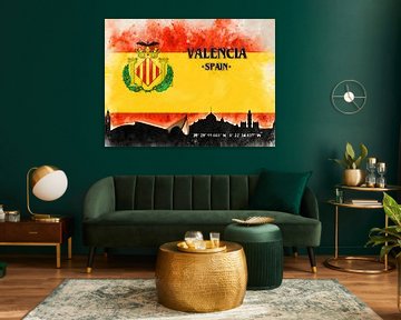 Valencia van Printed Artings