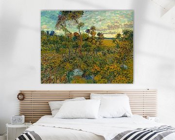 Zonsondergang bij Montmajour, Vincent van Gogh