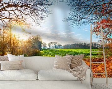 Landscape in autumn by Günter Albers