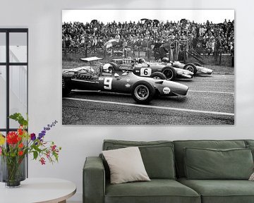1e Reihe des Grand Prix 1968 Zandvoort von Harry Hadders
