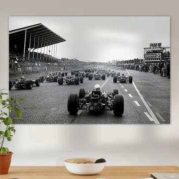 Start Grand Prix 1968 Zandvoort by Harry Hadders Design