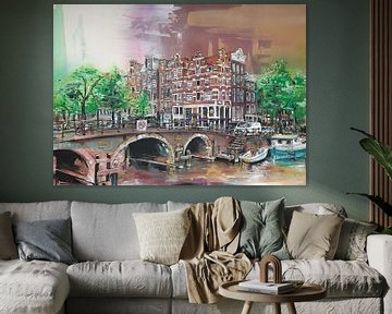Amsterdam (the Netherlands) schilderij