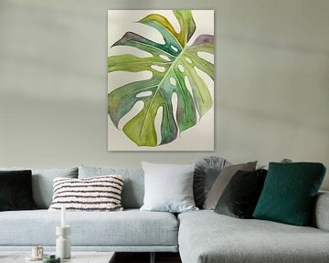 Der bunte Philodendron Monstera von Natalie Bruns