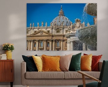 St. Peter's Basilica in the Vatican by Castro Sanderson